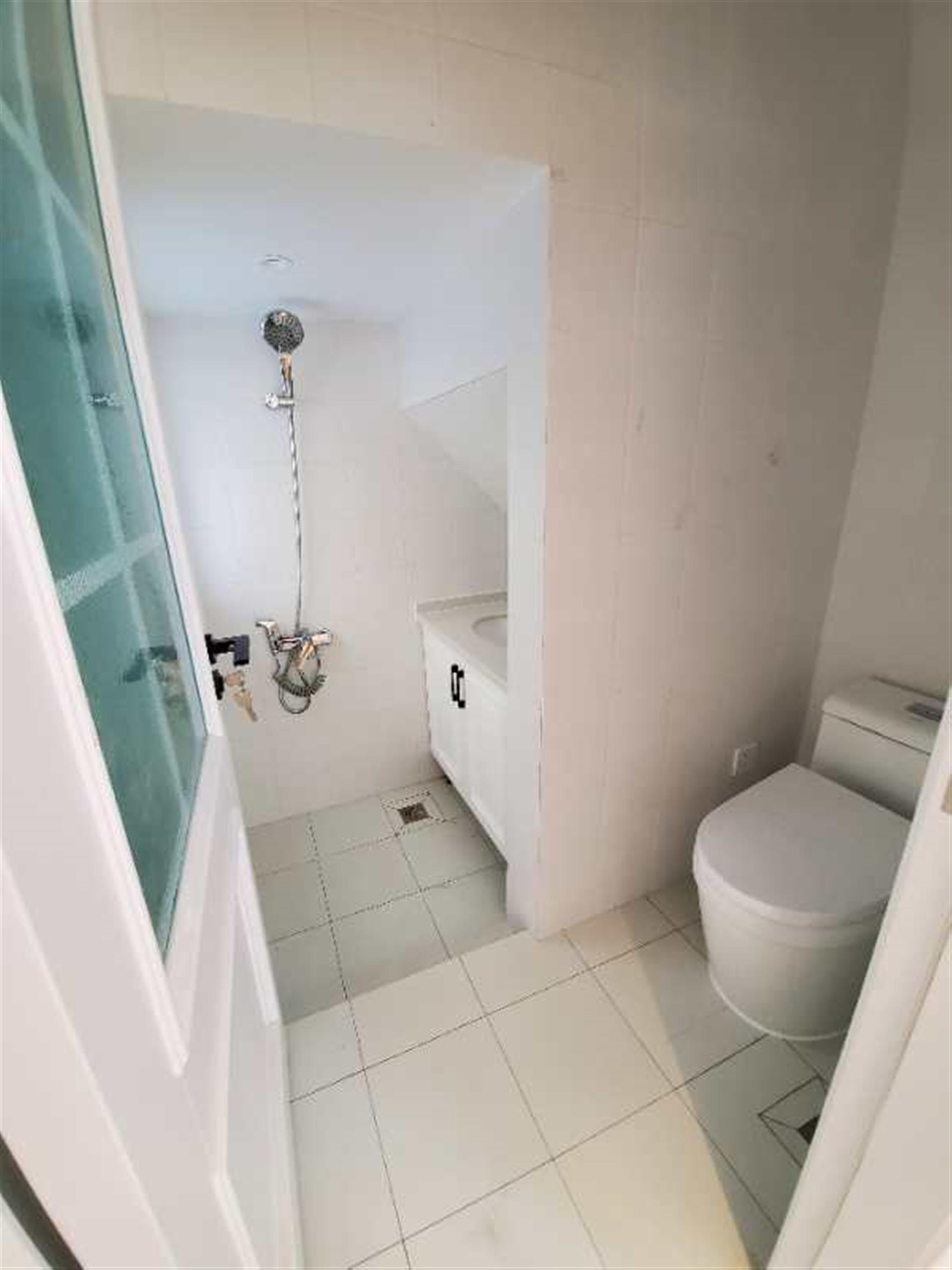 clean bathroom Spacious 2BR FFC Lane House Apt w Private Courtyard Nr Ln 1/9/10/12 for Rent in Shanghai