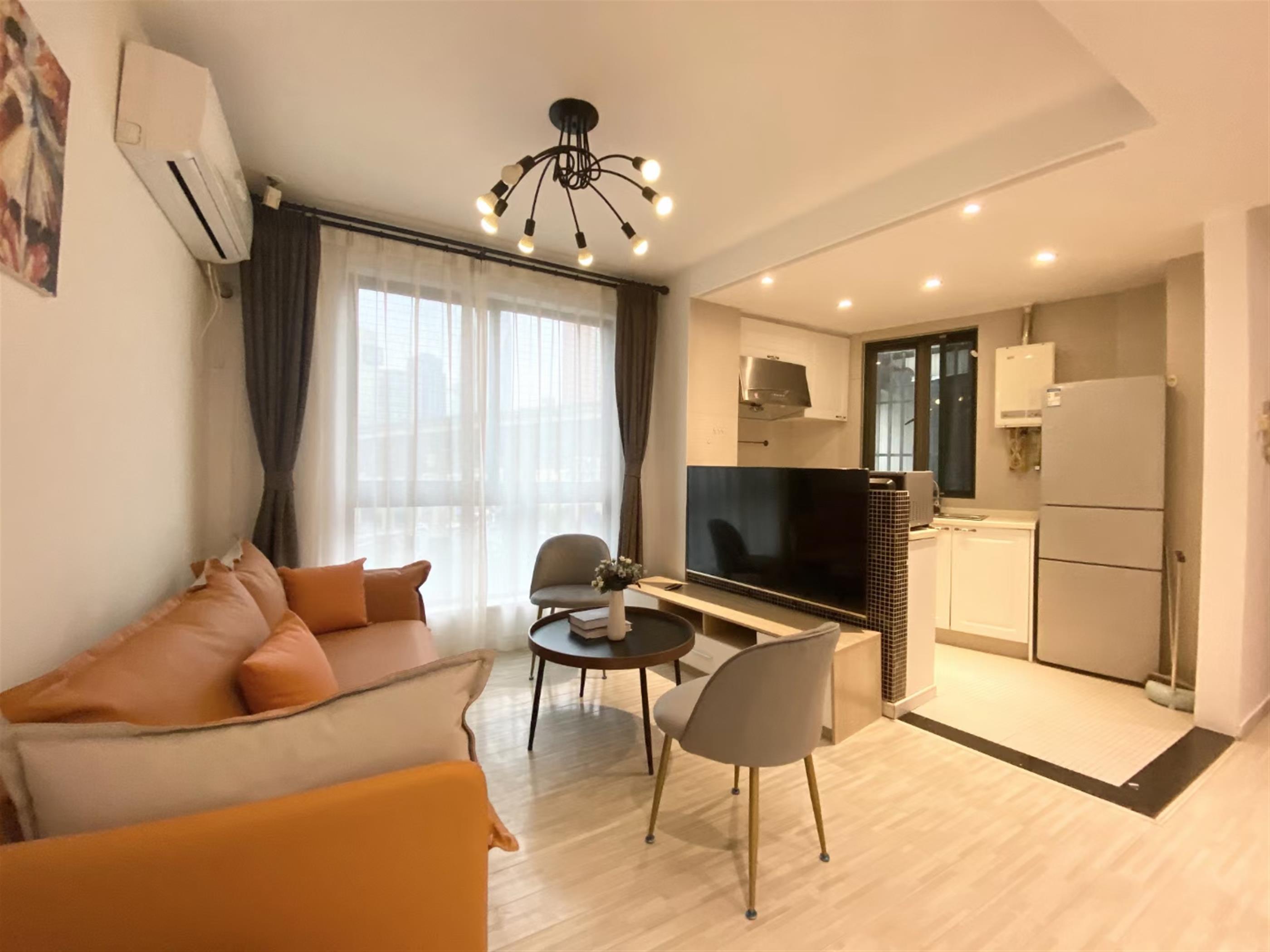 large living room Spacious Newly Renovated 2BR Top of City Apt Nr Ln 2/12/13 for Rent in Shanghai