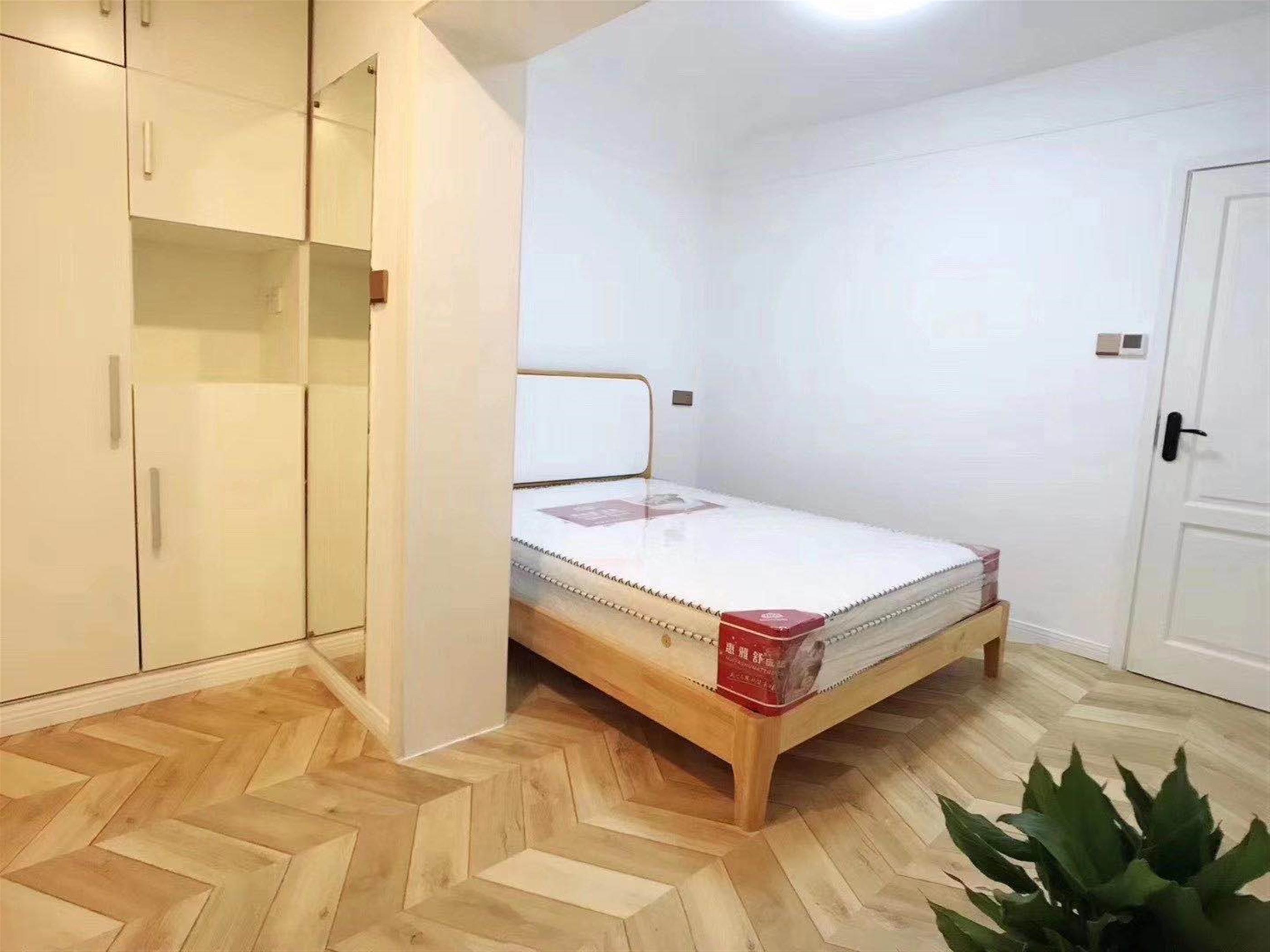 Spacious bedroom Convenient Newly-Renovated 2BR Huaihai Rd Apt Nr LN 1/8 for Rent in Shanghai