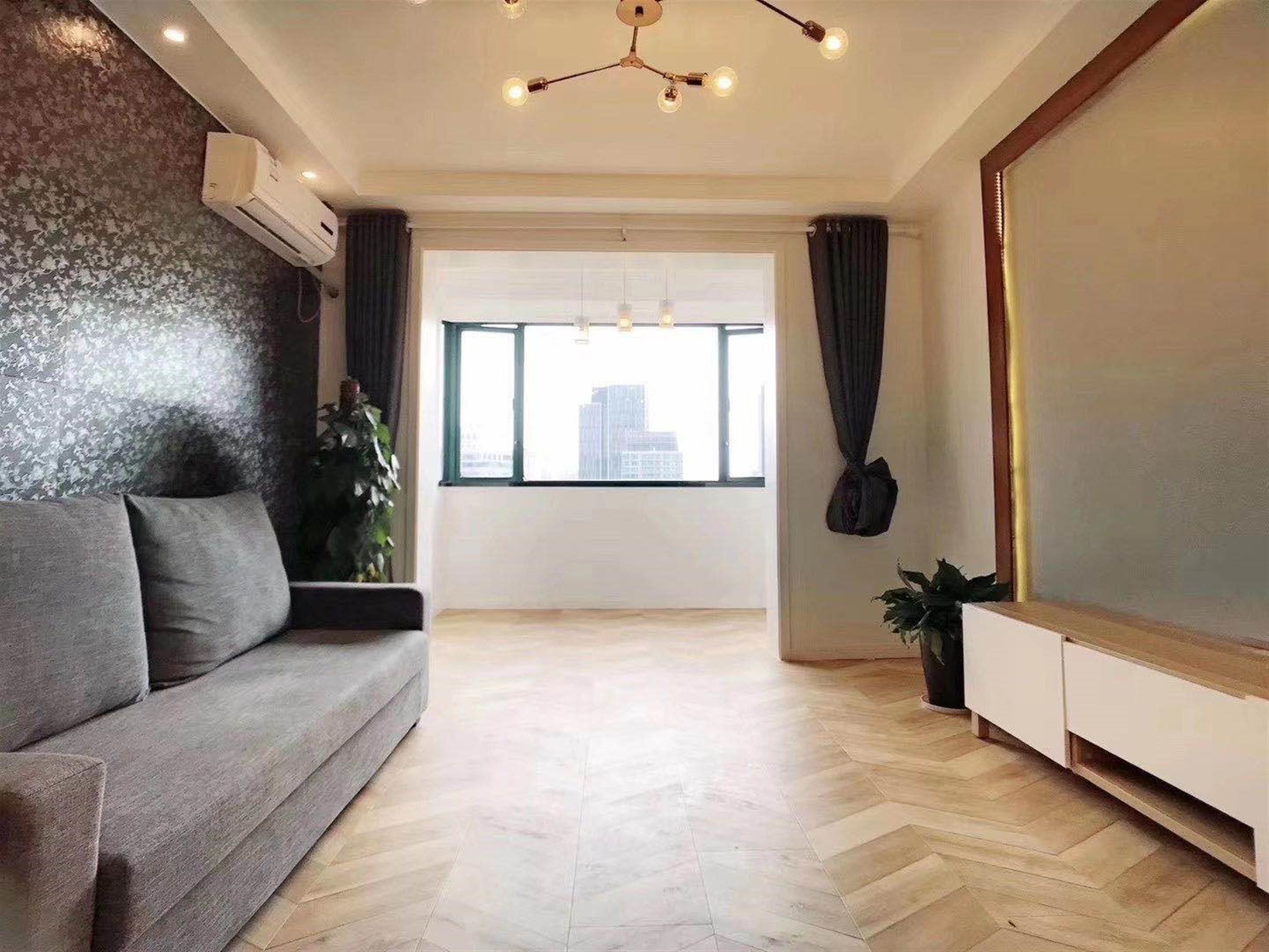 new furnishings Convenient Newly-Renovated 2BR Huaihai Rd Apt Nr LN 1/8 for Rent in Shanghai
