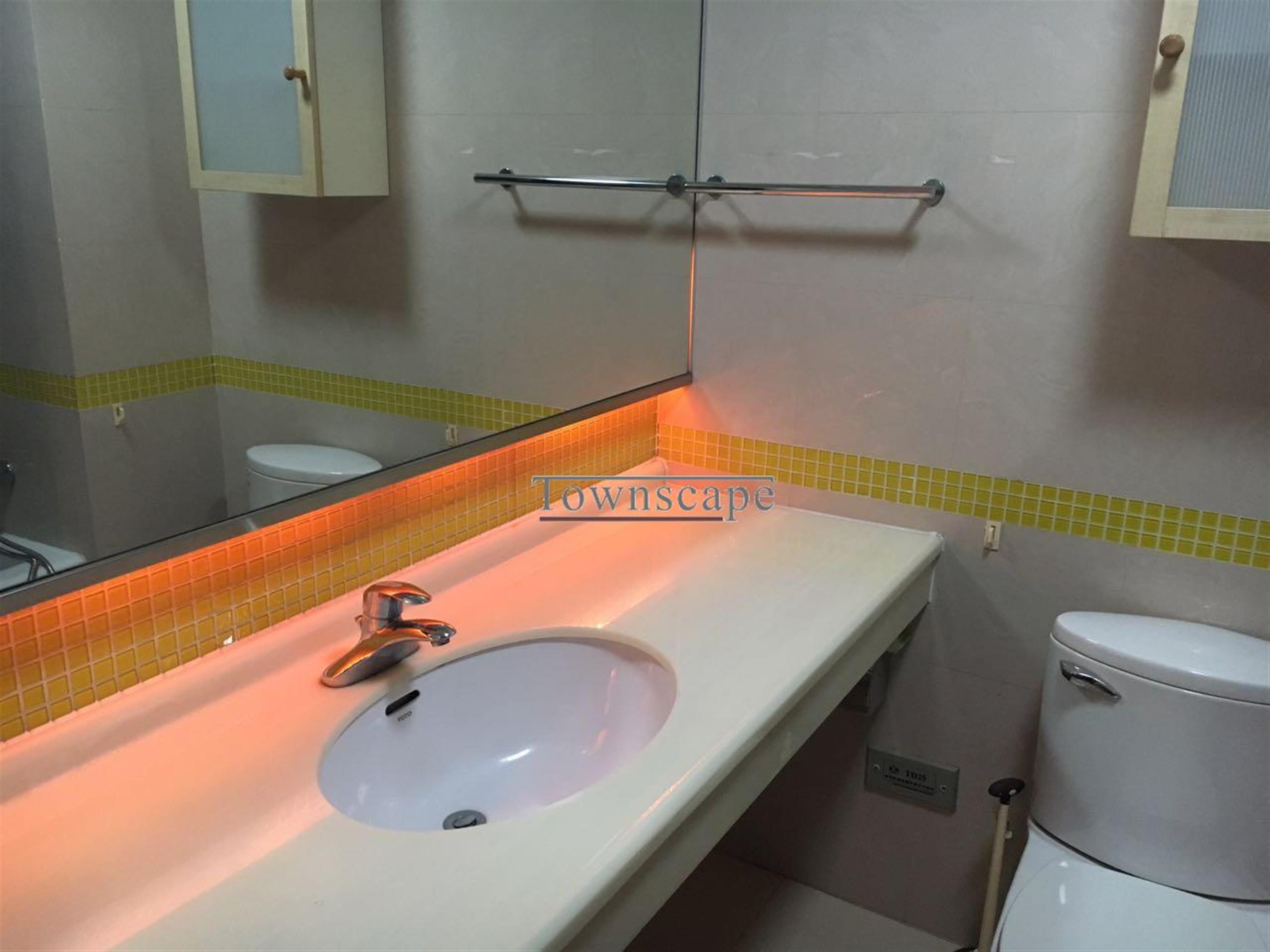 clean bathroom Fantastic Xinhua Road Apt Nr LN 3/4/10/11 for Rent in Shanghai