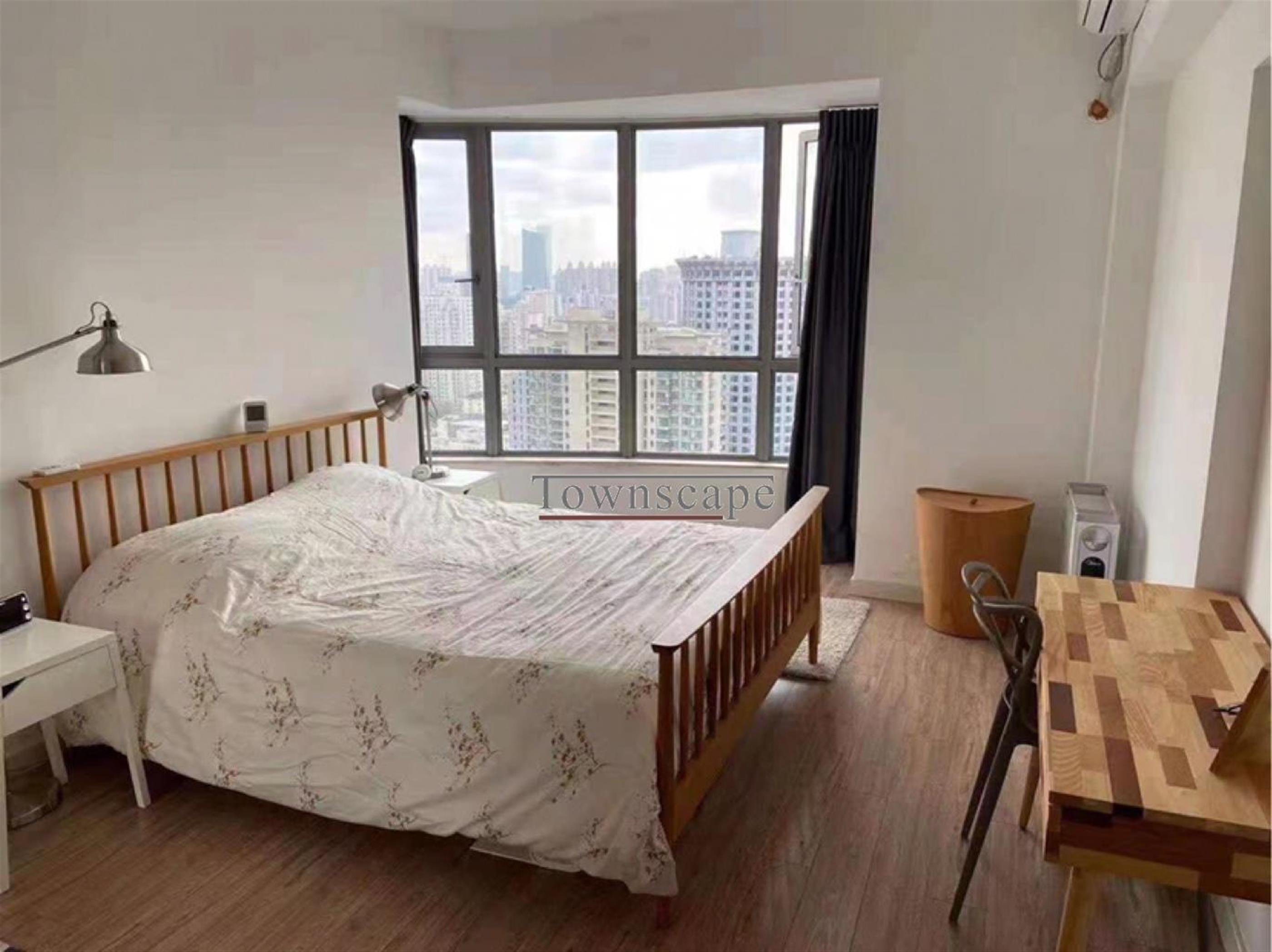 Sunny bedroom Fabulous Spacious Le Cite 3BR Apt in the Clouds Nr LN 1/9/11 for Rent in Shanghai’s Xujiahui