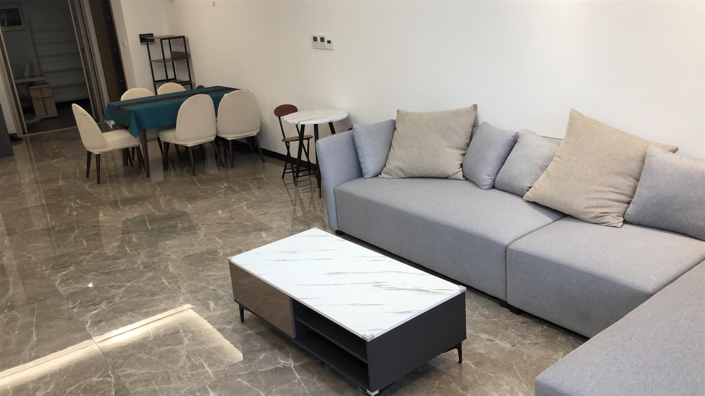 living room New Spacious Convenient 3BR Gubei Apartment nr LN 2/15 for Rent in Shanghai