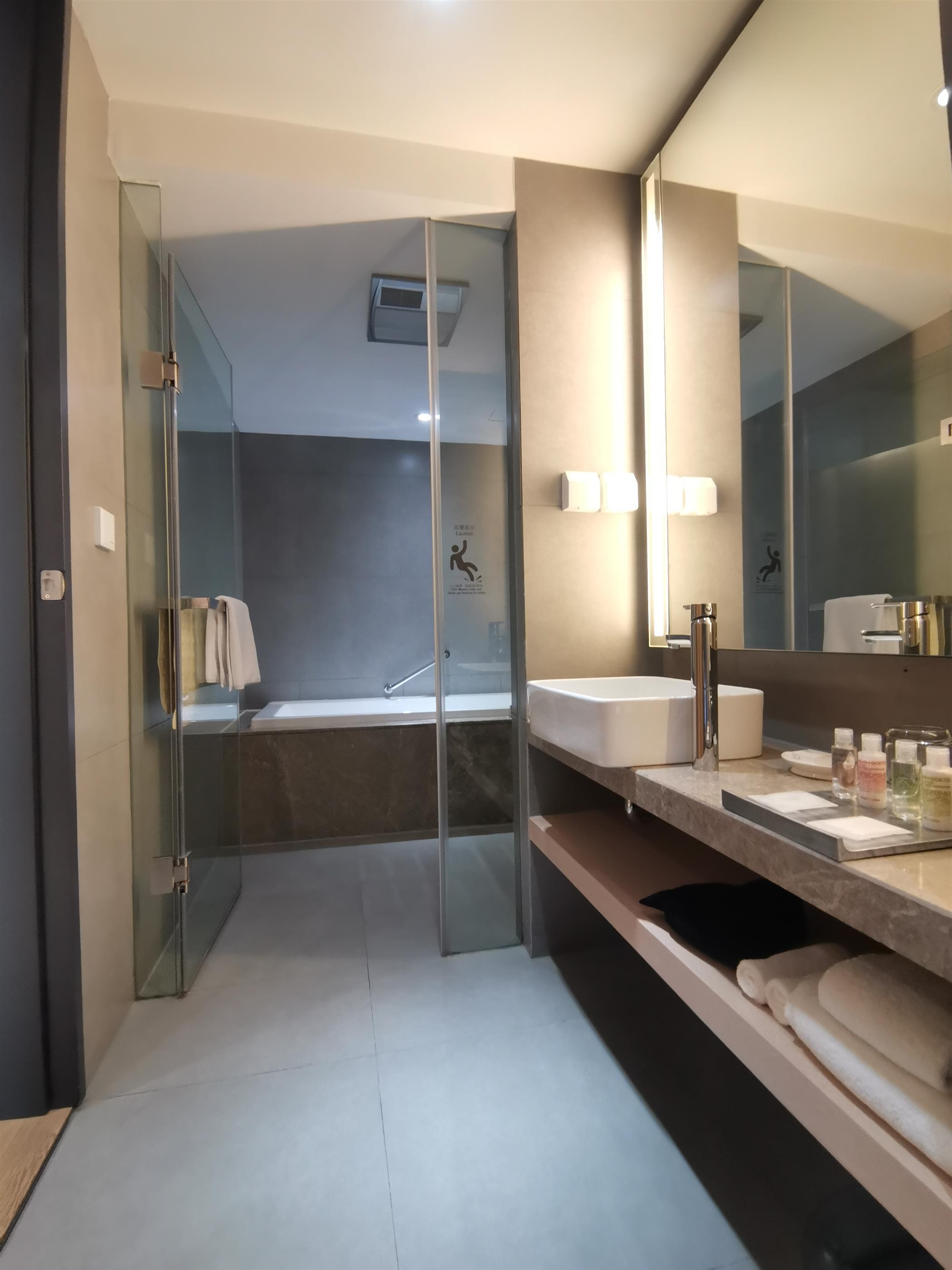 Master Bathroom Modern Xintiandi 2BR Service Apartment nr LN 8/10/13 for Rent in Shanghai