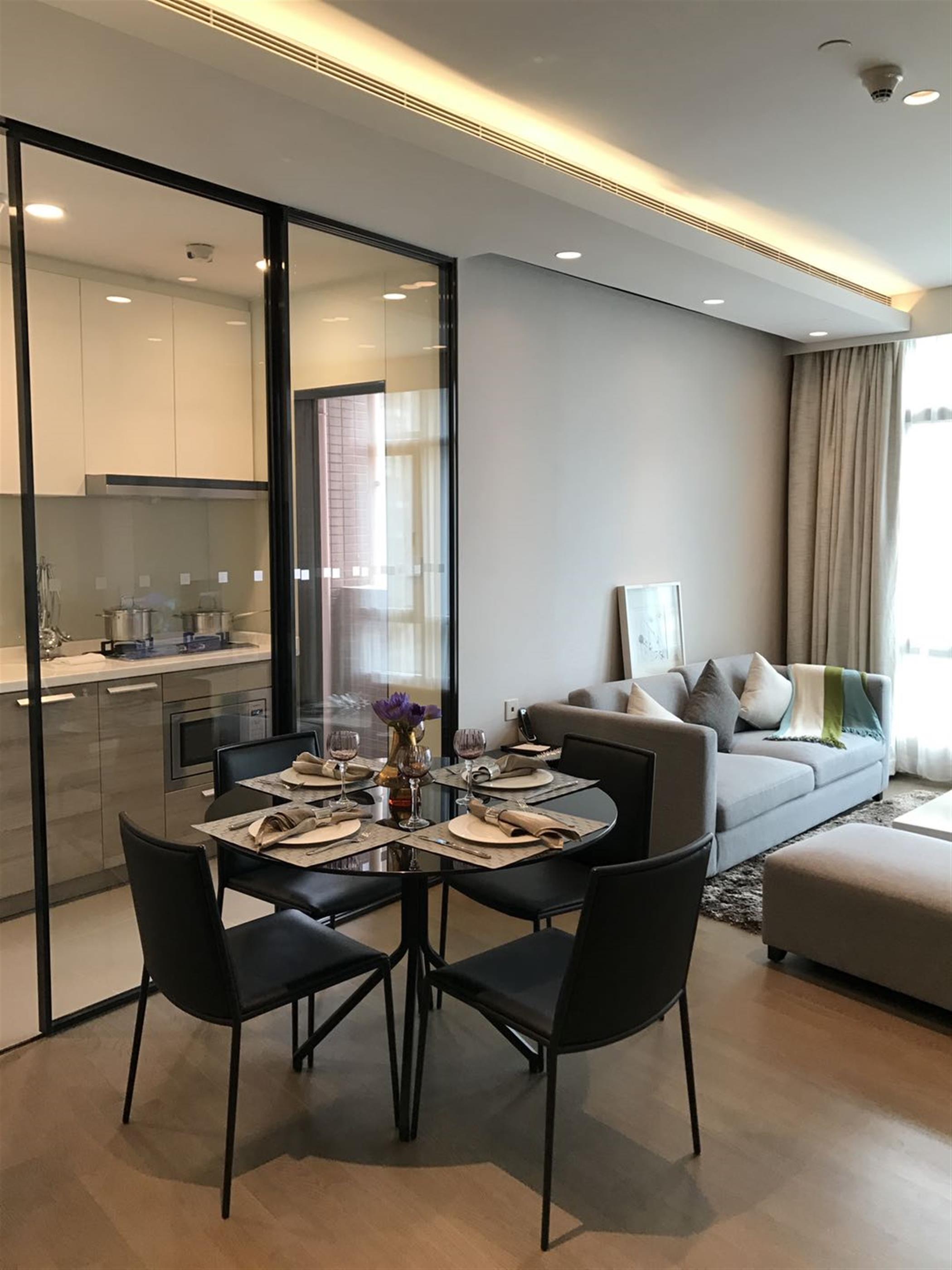 Dining Area Chic Xintiandi 2BR Service Apartment nr LN 1/8/10/13 for Rent in Shanghai