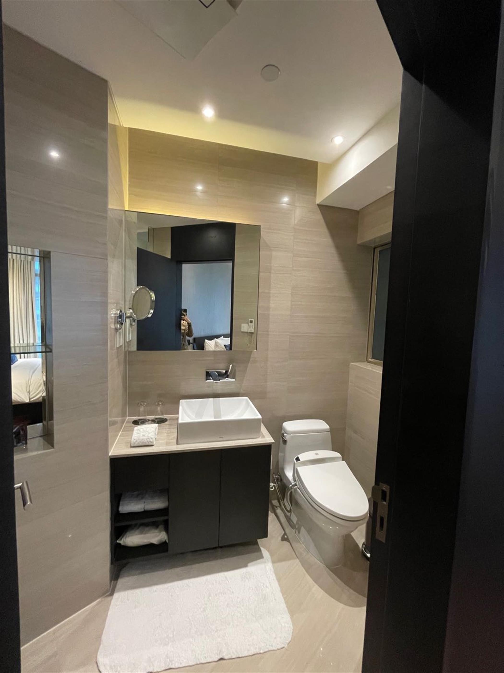 bathroom Earthy Xintiandi 2BR Service Apartment nr LN 1/8/10/13 for Rent in Shanghai
