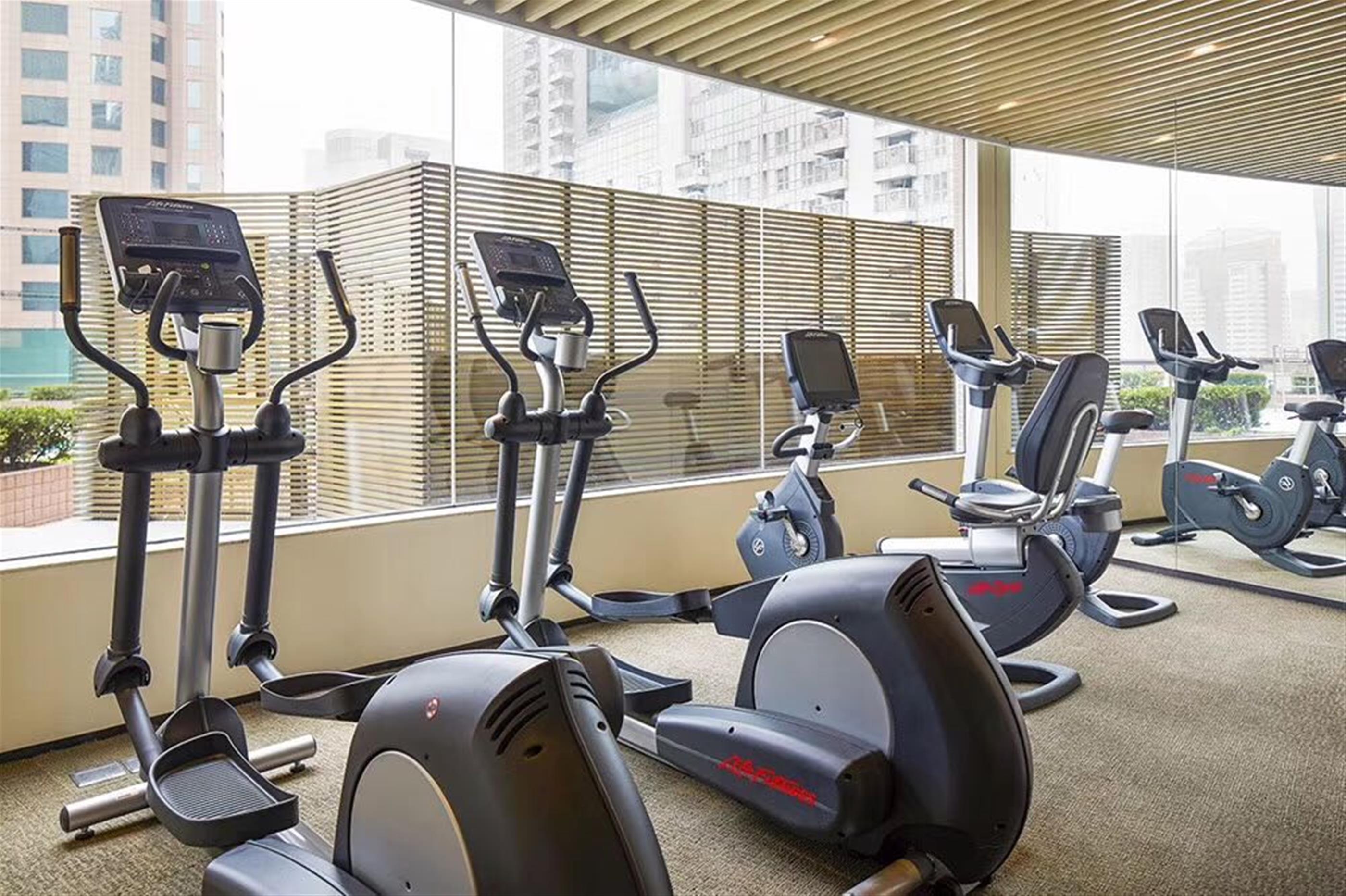 exercise equipment Earthy Xintiandi 2BR Service Apartment nr LN 1/8/10/13 for Rent in Shanghai