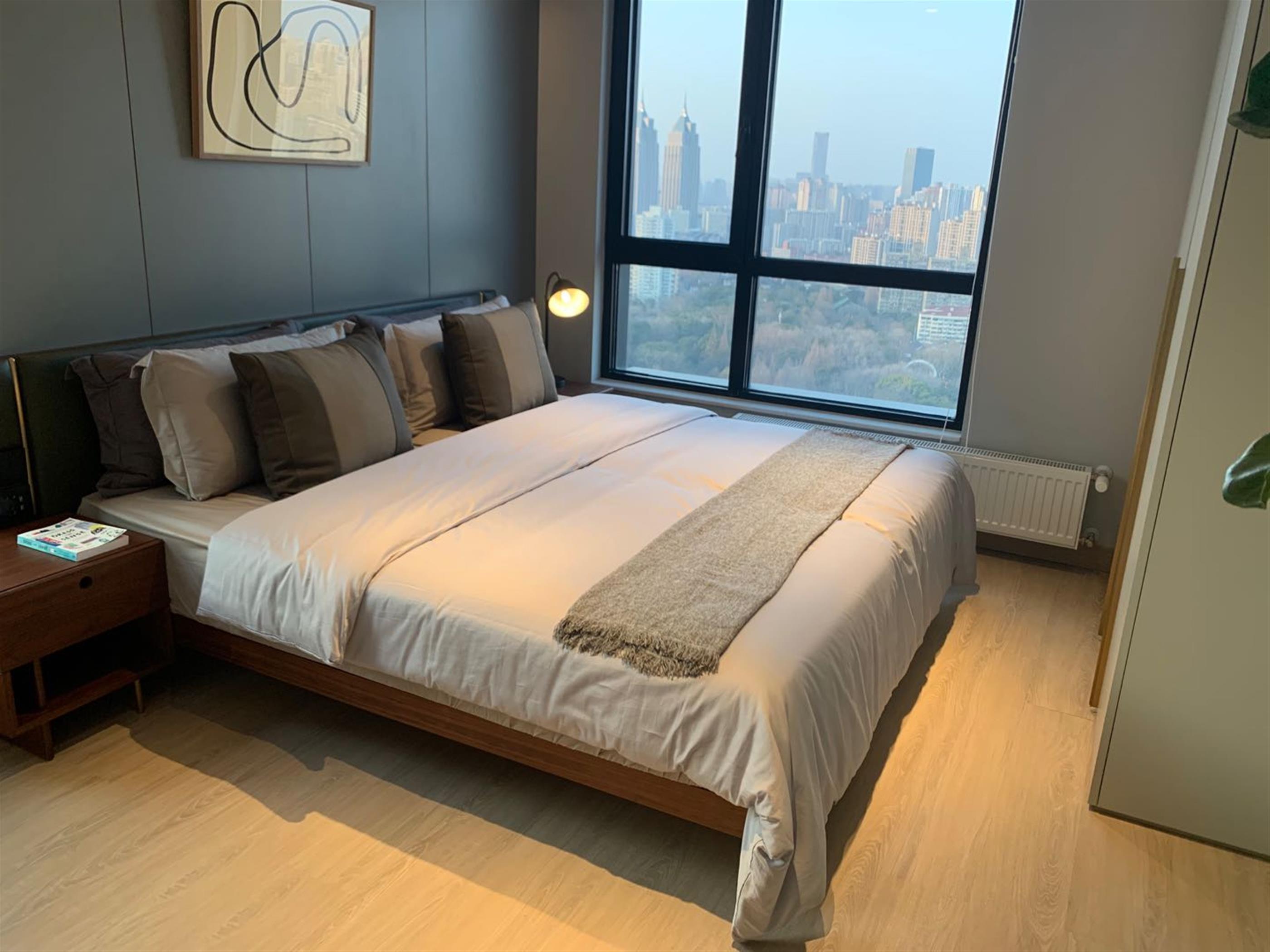 Great views Modern Zhongshan Park 2BR Service Apartment nr LN 2/3/4 for Rent in Shanghai