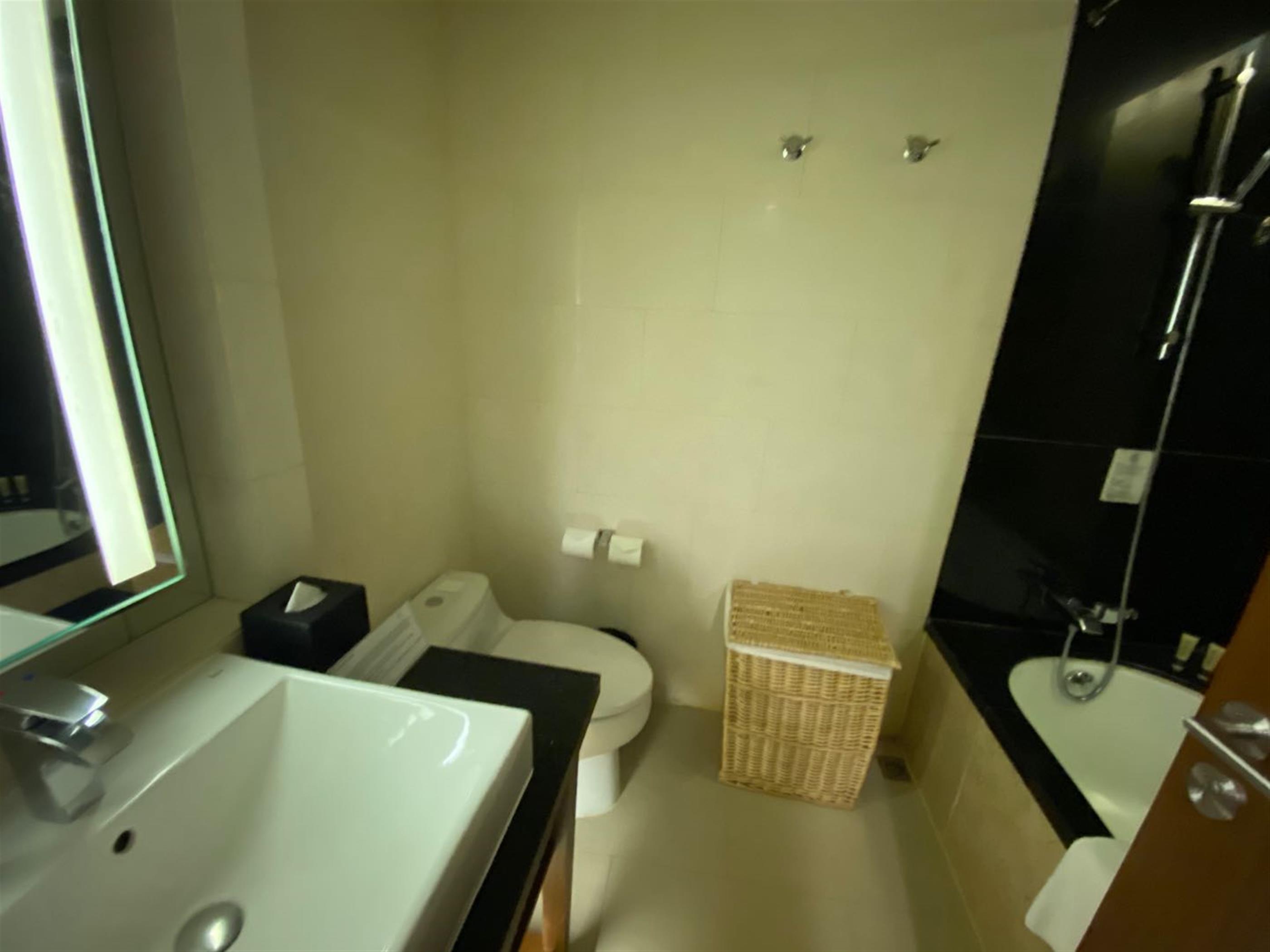bath and shower Huaihai Studio Service Apartments nr LN 1 for Rent in Shanghai