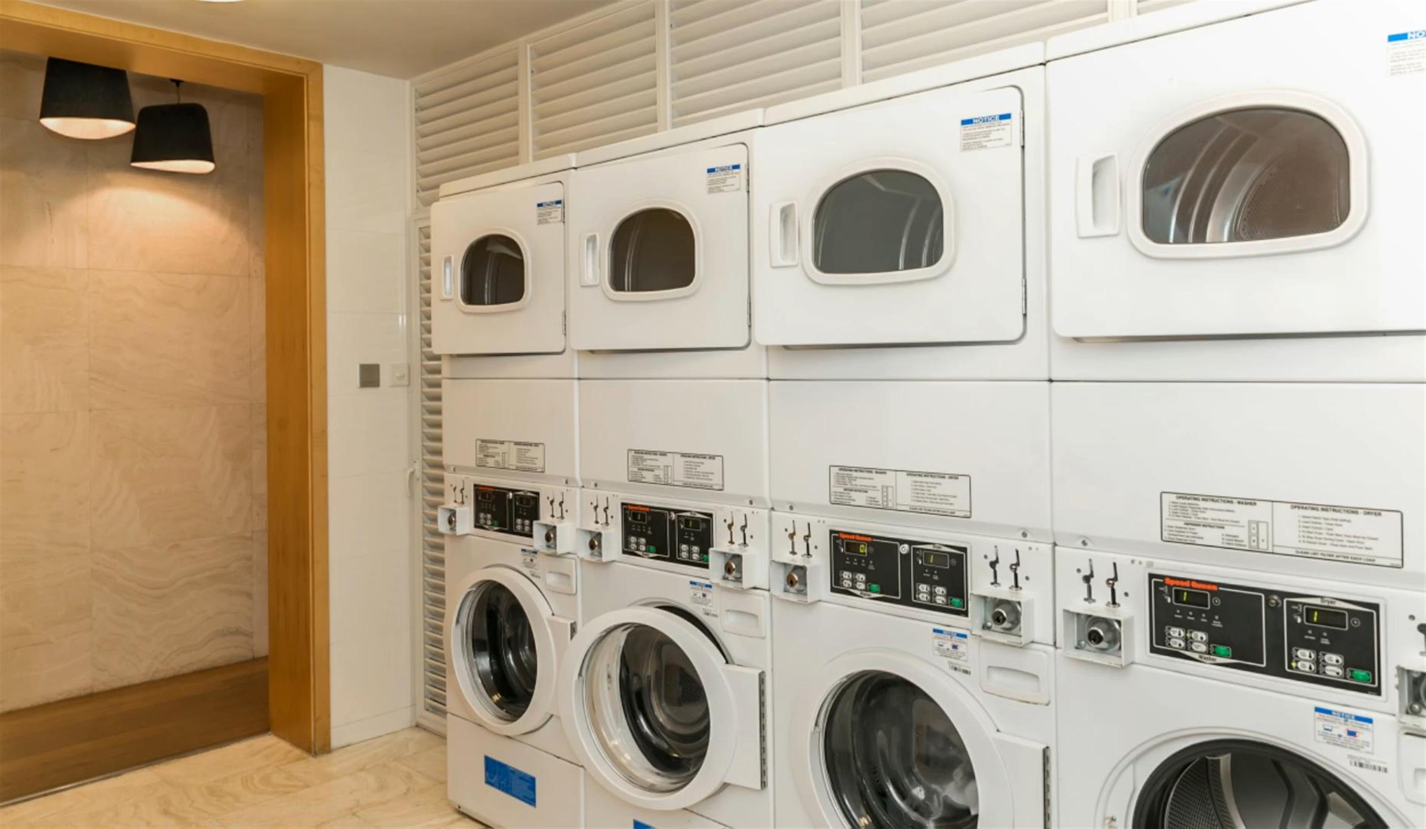 Laundry Room Affordable 2BR Putuo Duplex Service Apartments nr LN 7 for Rent in Shanghai