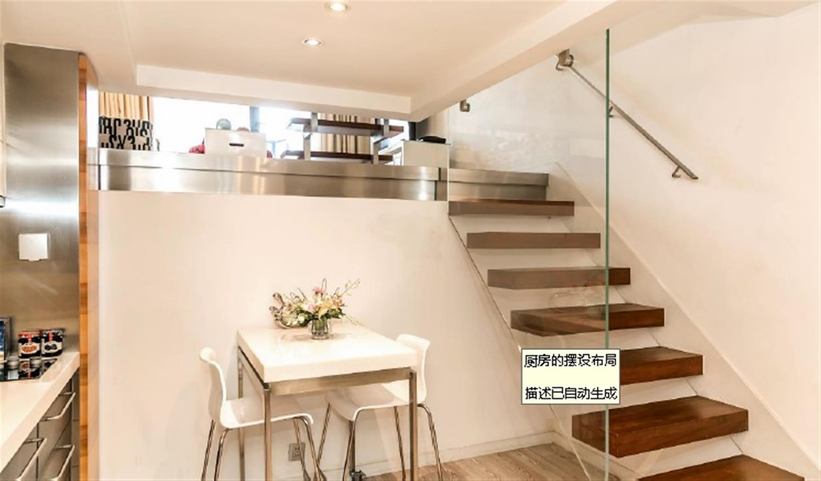 Dining Area Affordable 1BR Putuo Triplex Service Apartments nr LN 7 for Rent in Shanghai
