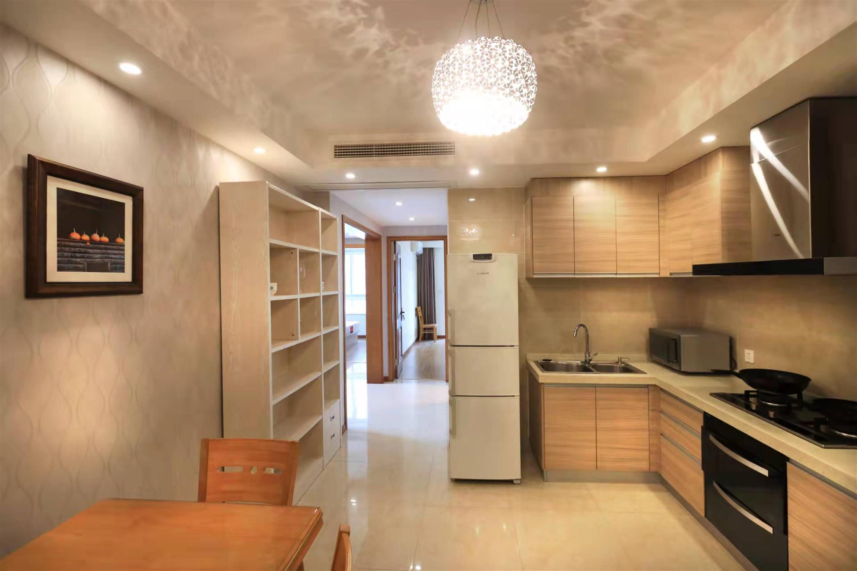 Large Kitchen Spacious Modern Xintiandi 2BR for Rent in Shanghai