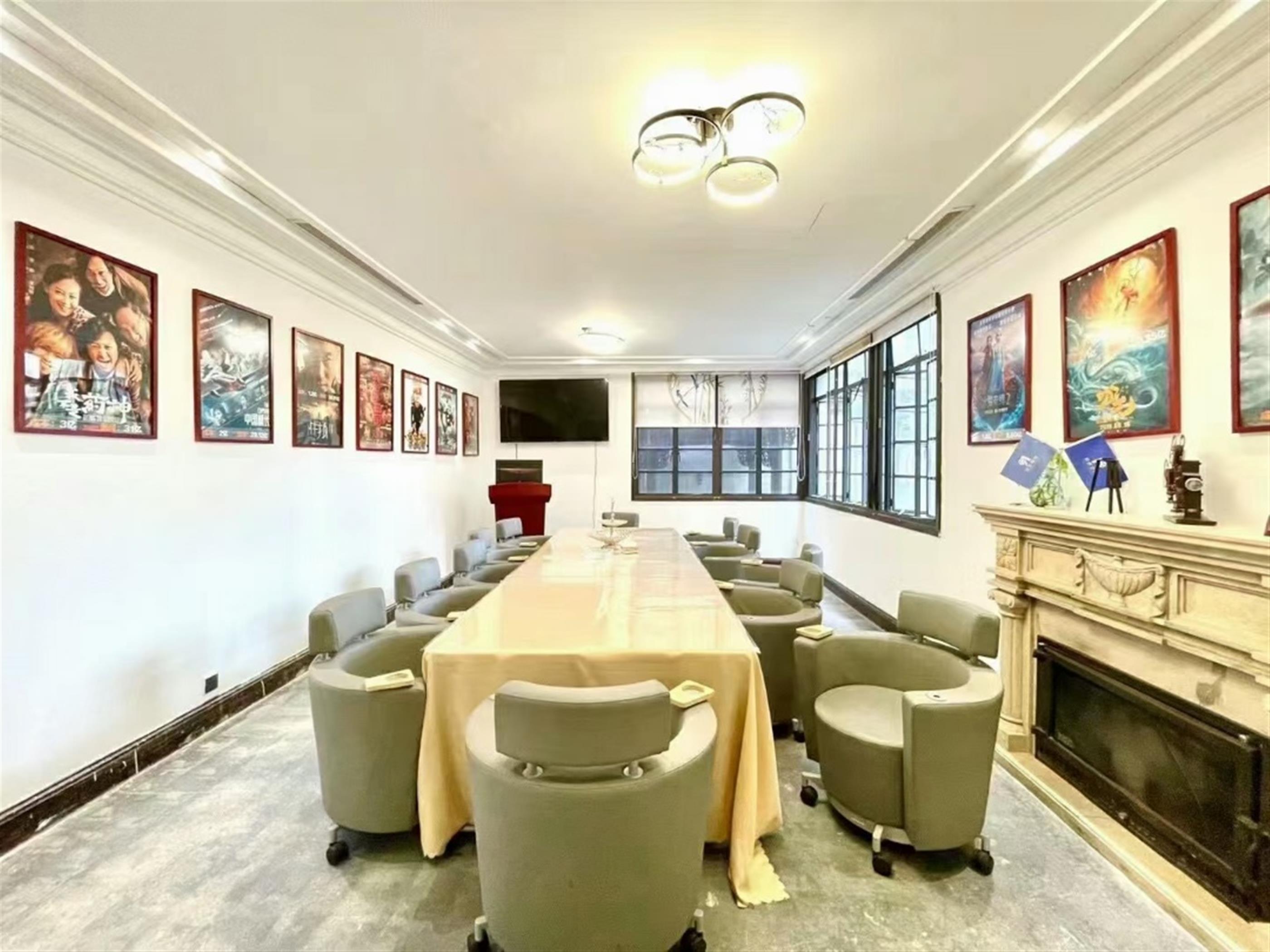 Long table Independent Multi-use 3-floor 8BR Villa for Rent in FFC Shanghai
