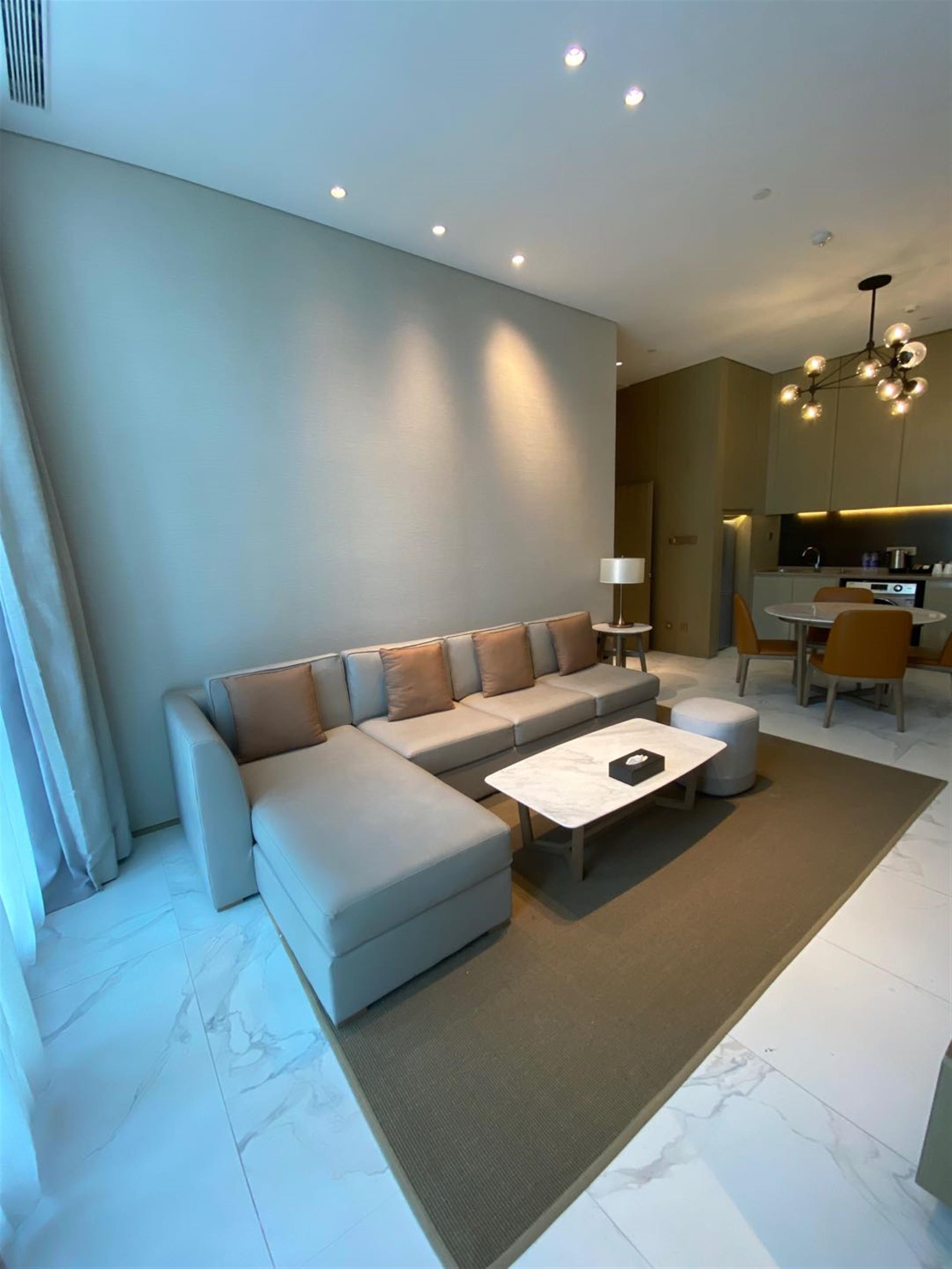 new furniture New Bright Convenient 2BR Hongqiao Service Apartments nr Hongqiao Hub in Shanghai