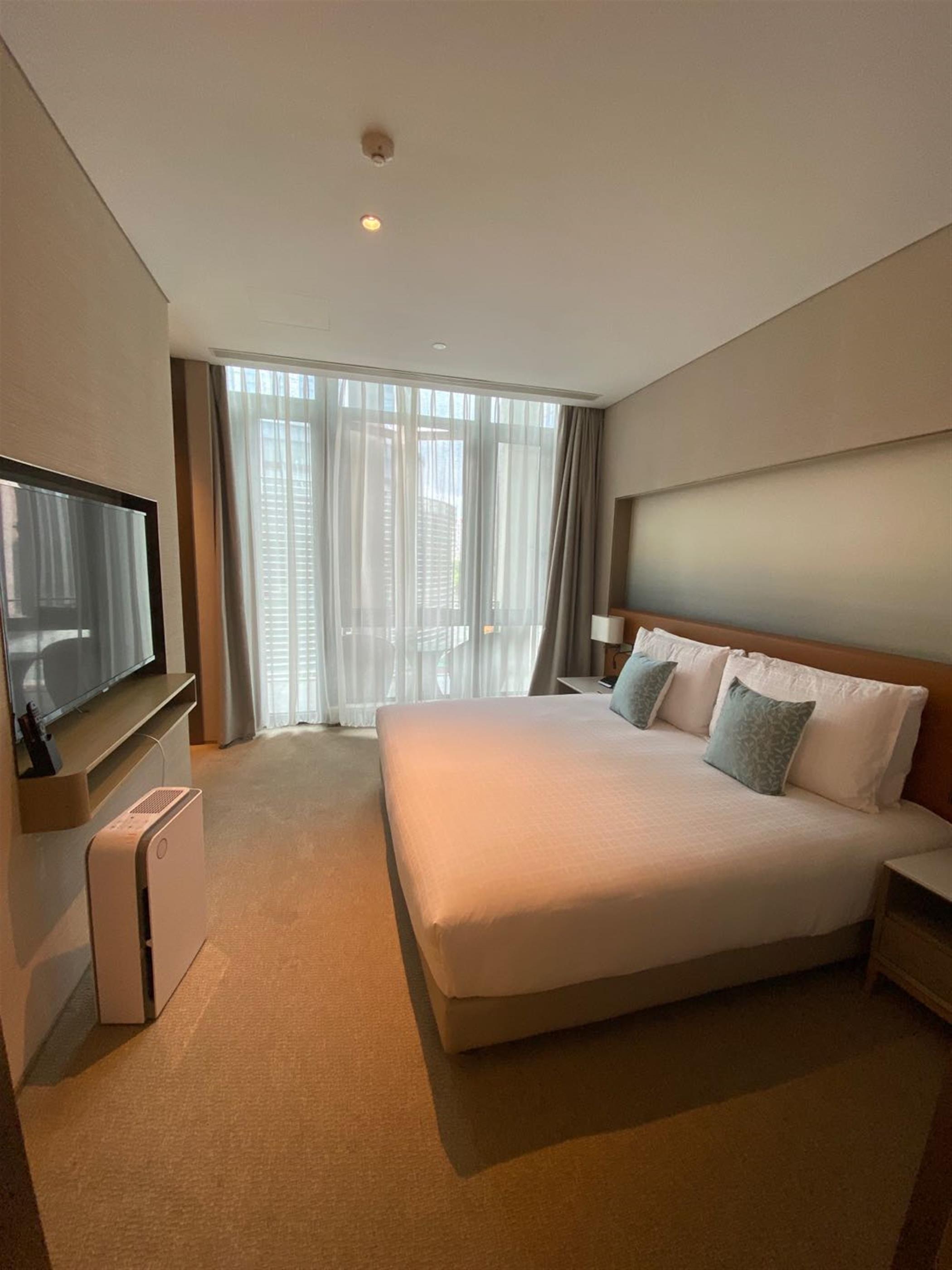 new bedroom New Bright Convenient 2BR Hongqiao Service Apartments nr Hongqiao Hub in Shanghai