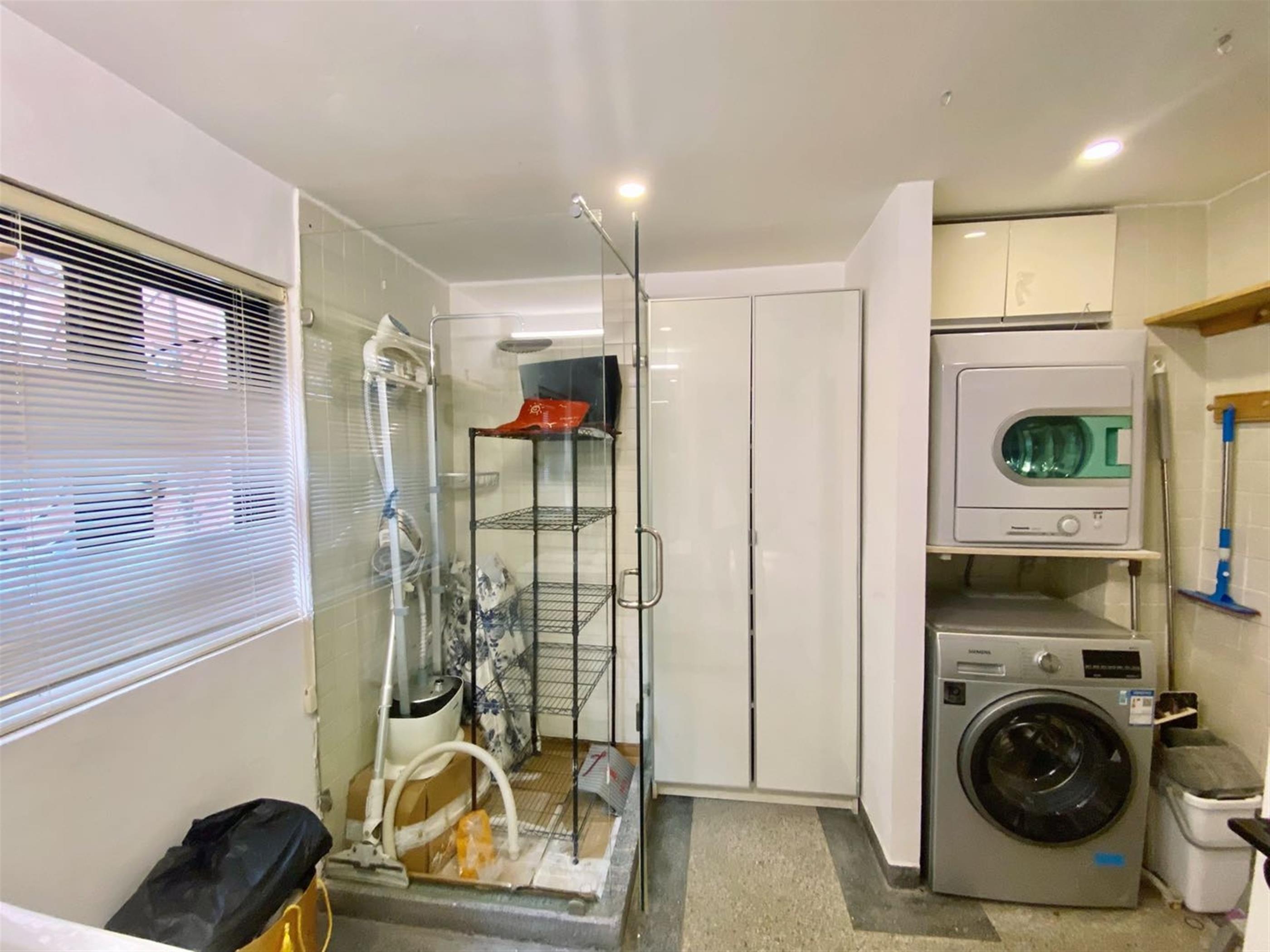 Laundry Area Renovated 5BR 3-floor FFC Lane House for Rent near Shanghai’s Xinhua Rd Neighborhood