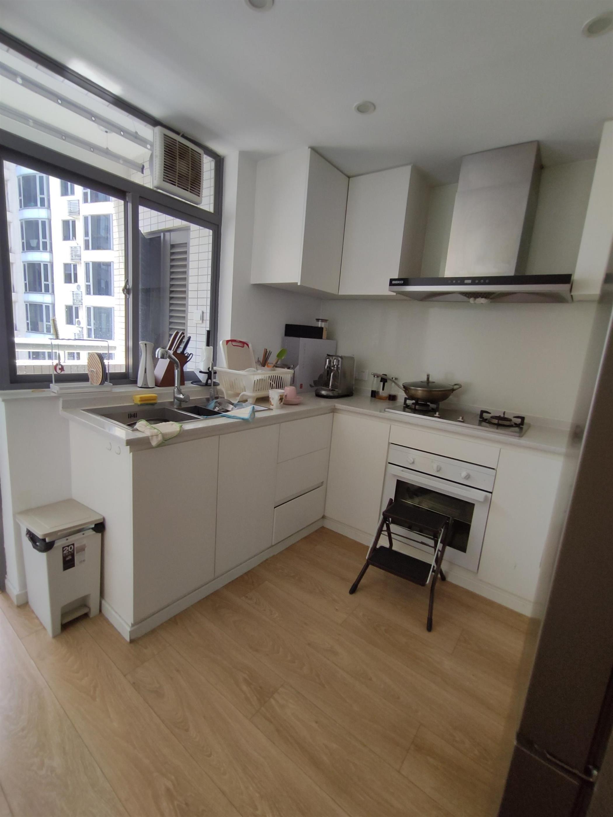 Large kitchen Fantastic 3BR Summit Apt for Rent in Downtown FFC Shanghai