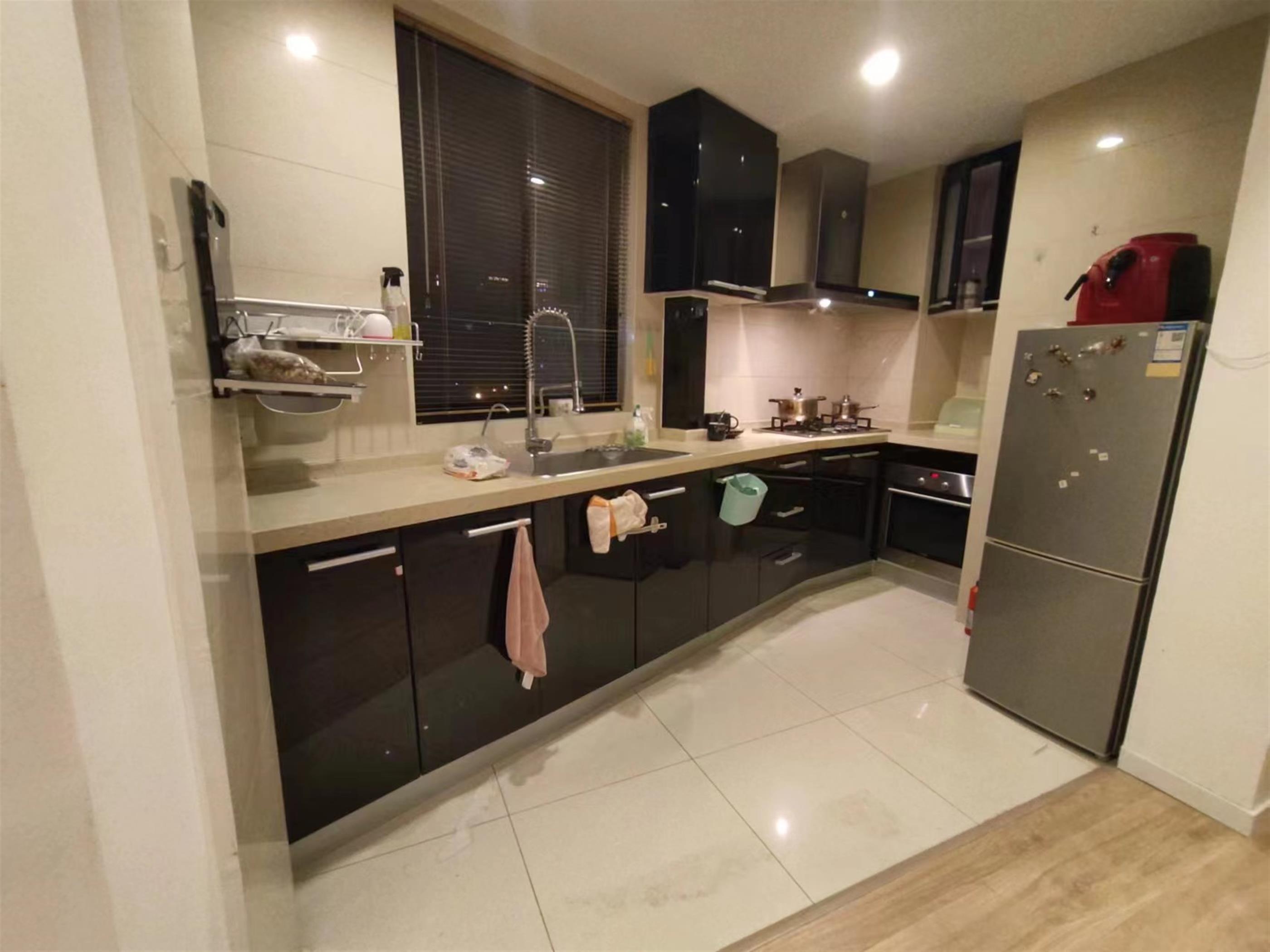 Open Kitchen Great Value Large 3BR Apartment nr Xintiandi LN 8/9/10/13 for Rent in Shanghai
