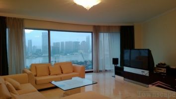 picture 1 289sqm luxury 4BR apt balcony Bundview in Shimao Riviera